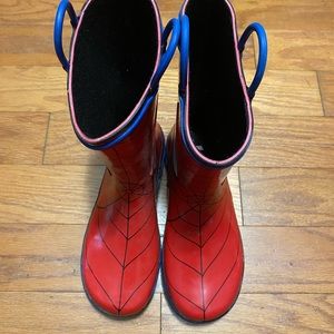 Kids Spider-Man rain boots size 2-3